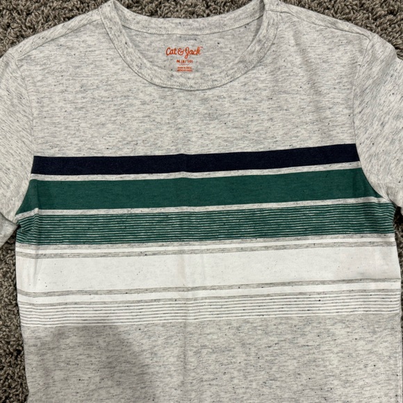 Bundle of 3 Cat & Jack boys striped tshirts, size Medium 10-12 - Picture 3 of 8